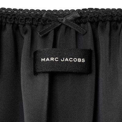 THE GLOSSY SATIN + LACE SATIN SLIP SKIRT